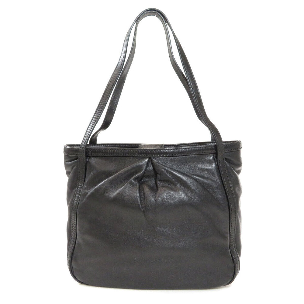 Loewe calfskin handbag logo Black